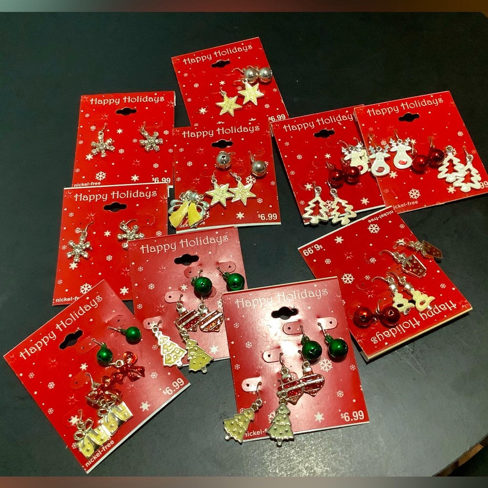 Christmas Earring Sets Nickel-free - All for $30